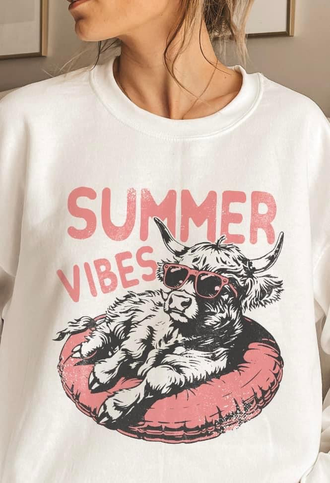 Cow Summer Vibes T-Shirt