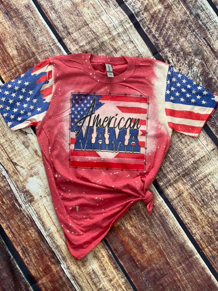 American Mama Flag T-Shirt