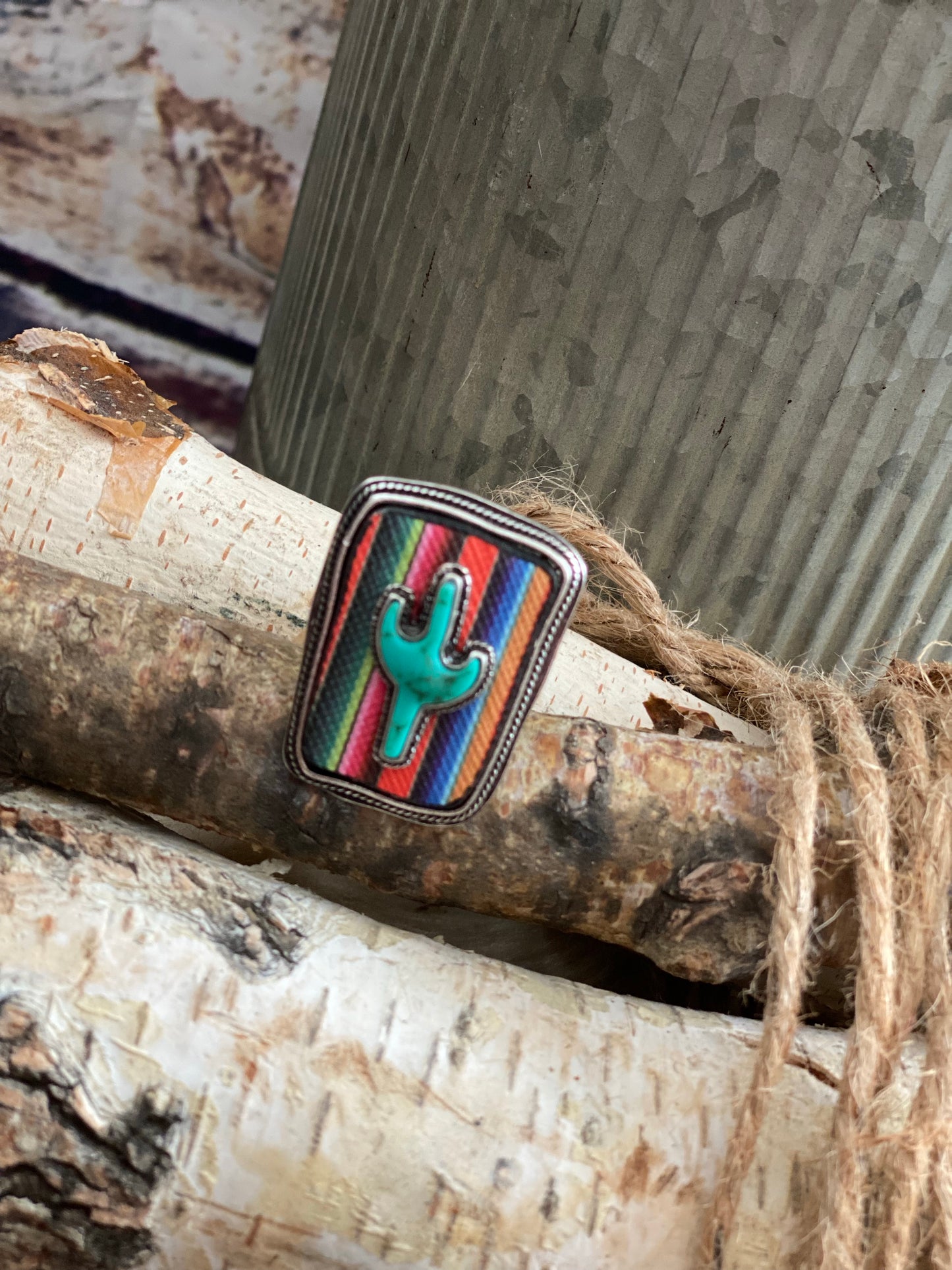 Cactus Serape Ring