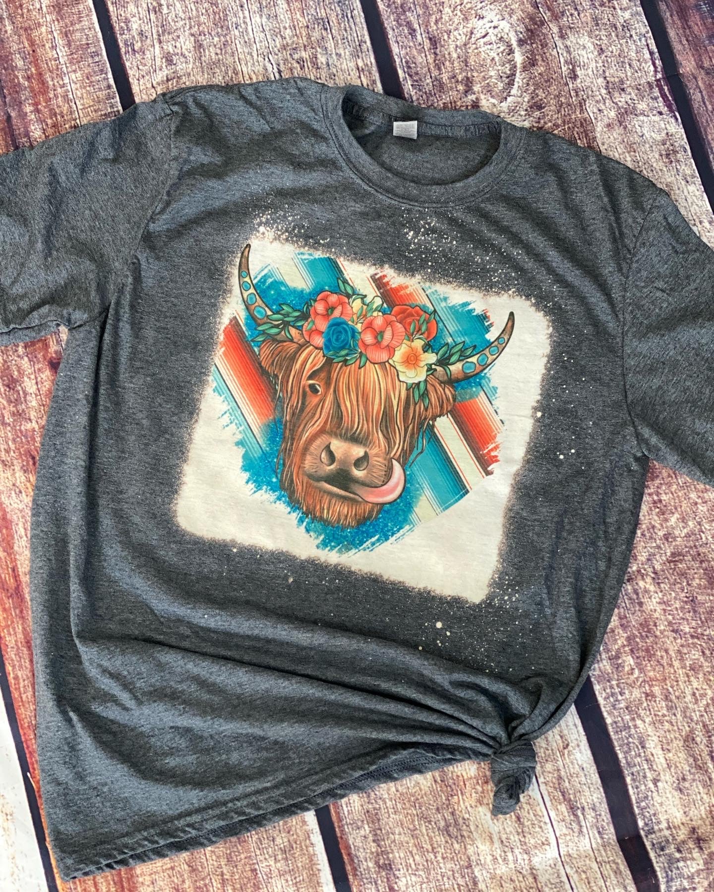 Floral Serape Highland T-Shirt