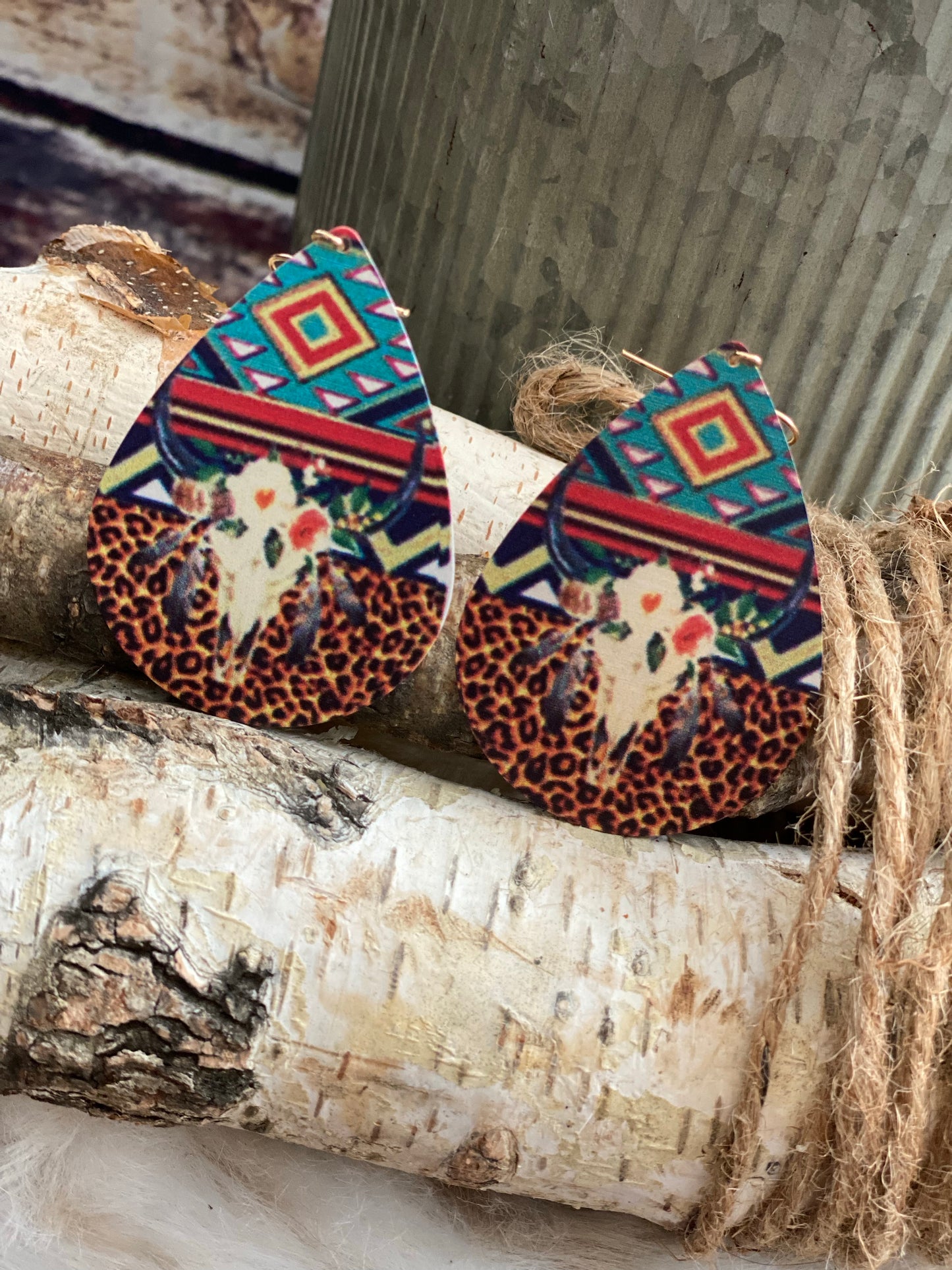 Boho Steer Metal Earring