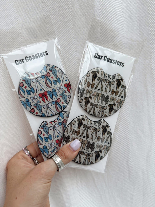 Bow Car Coaster Sets