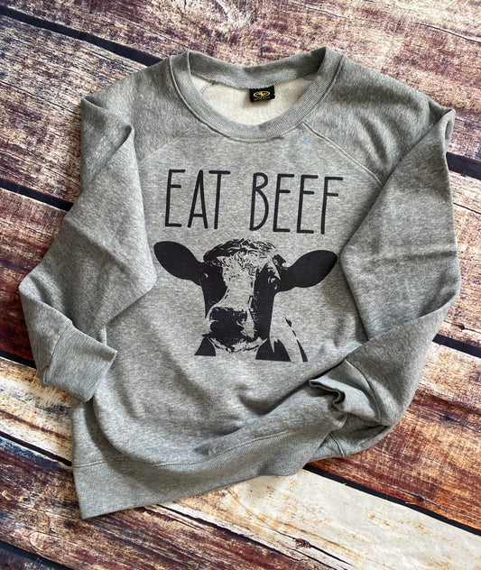 Eat Beef Crewneck