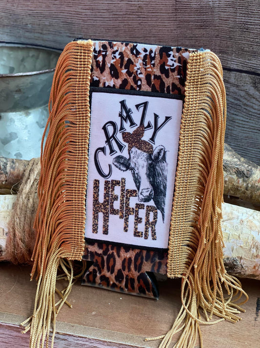 Crazy Heifer Tall Can Cooler