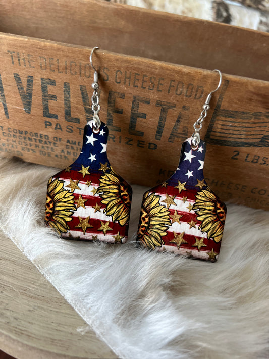Flag Sunny Earrings