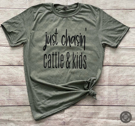 Just Chasin Kids & Cattle