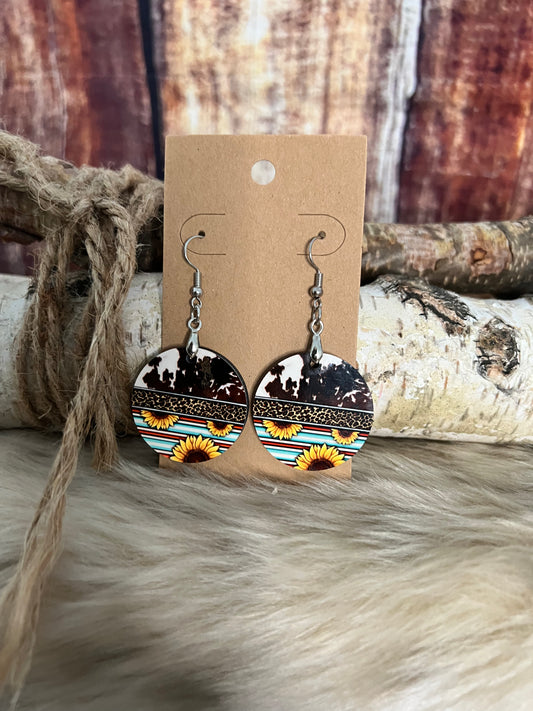 Sunny Cow Animal Earring
