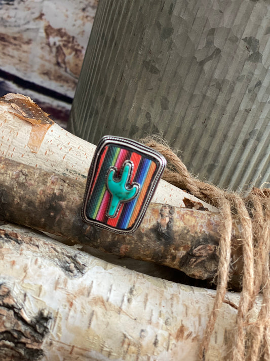 Cactus Serape Ring