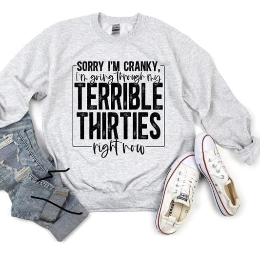 Sorry I’m Cranky Crewneck