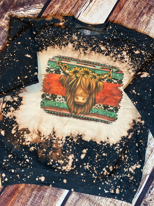 SF Cow Highland Crewneck