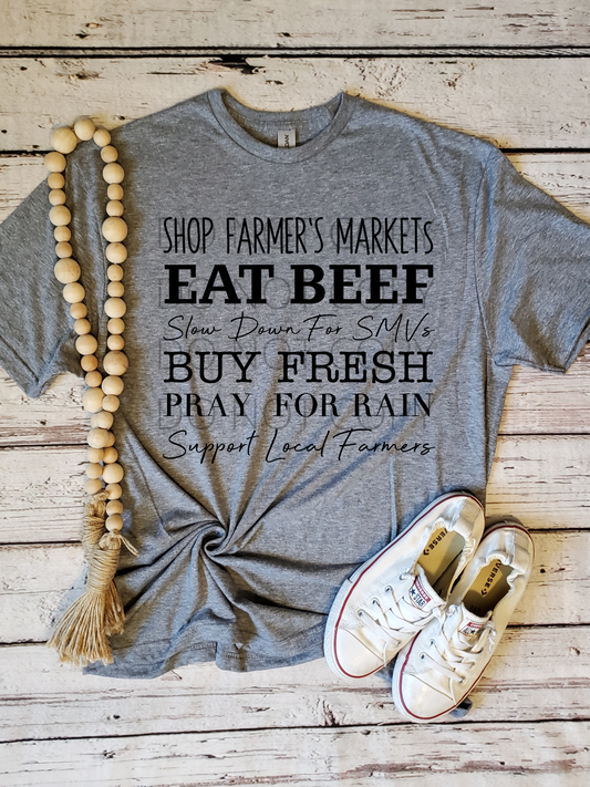 Support Local Farmers T-Shirt